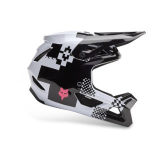 FOX RAMPAGE DIGI FULL FACE MTB KACIGA CE/CPSC [BLK/WHT]