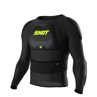 SHOT VEST AIRLIGHT BLK/NEO/YLW