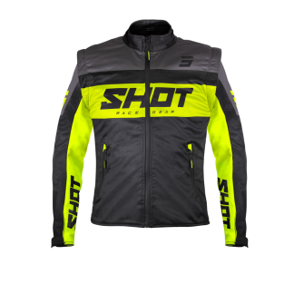 SHOT LITE SOFTSHELL BLK/NEO/YLW
